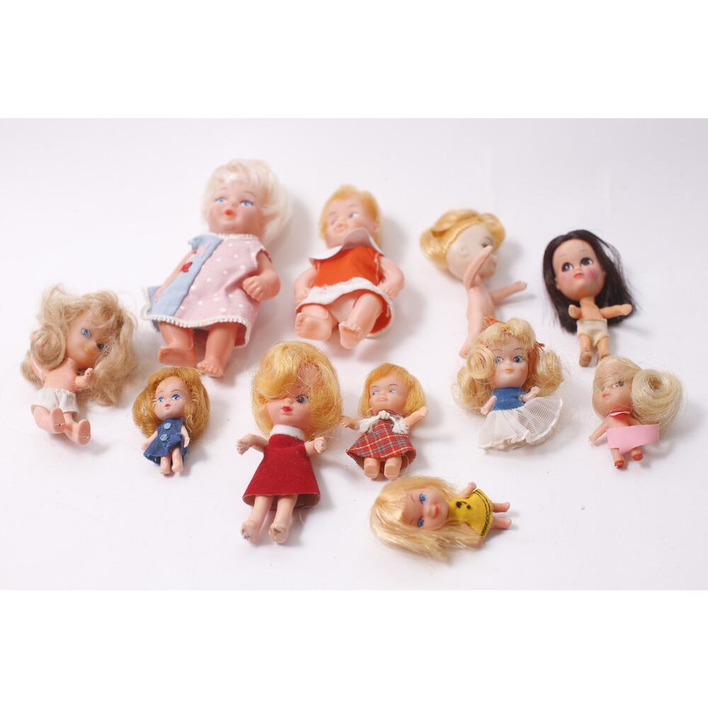 1960s Mattel Liddle Kiddles, Doll Lot, FLAWED, Miniature, Vintage ~260202-WH 94